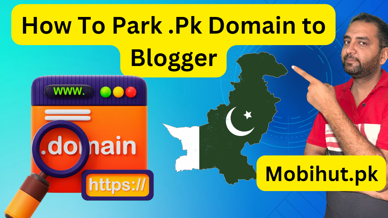 how to park domain on blogger