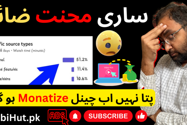 YouTube Channel Monetize with external traffic