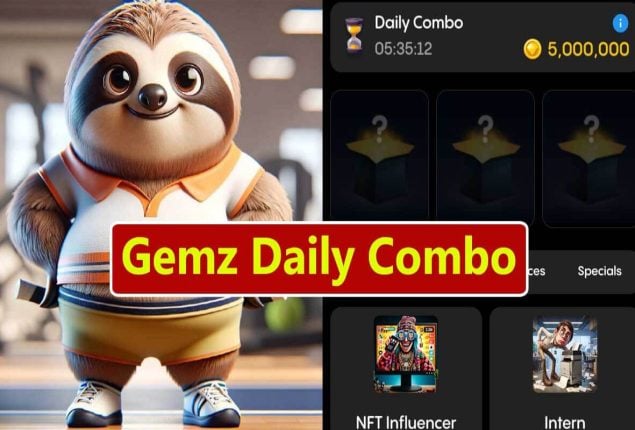 GemZ Daily Combo Card Today