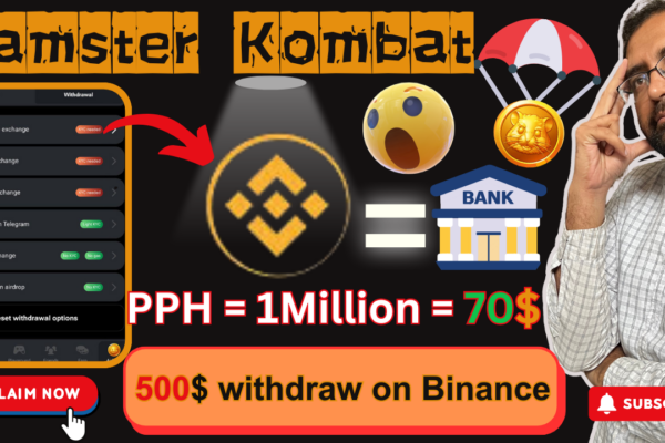 Hamster Kombat Token Claim in Binance || Hamster Kombat Airdrop withdrawal in Binance